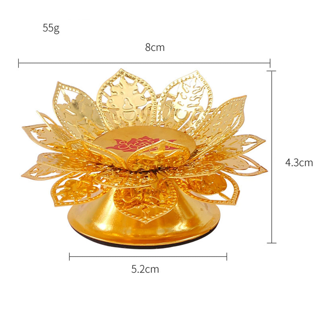 Tranquil Lotus Flower Candlestick