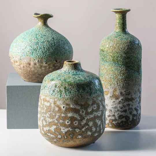 Kaliyah Creative Ceramic Vase Kiln Changing Bubble Glaze