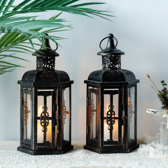 Izabella Vintage Nordic Candle Holder Lanterns