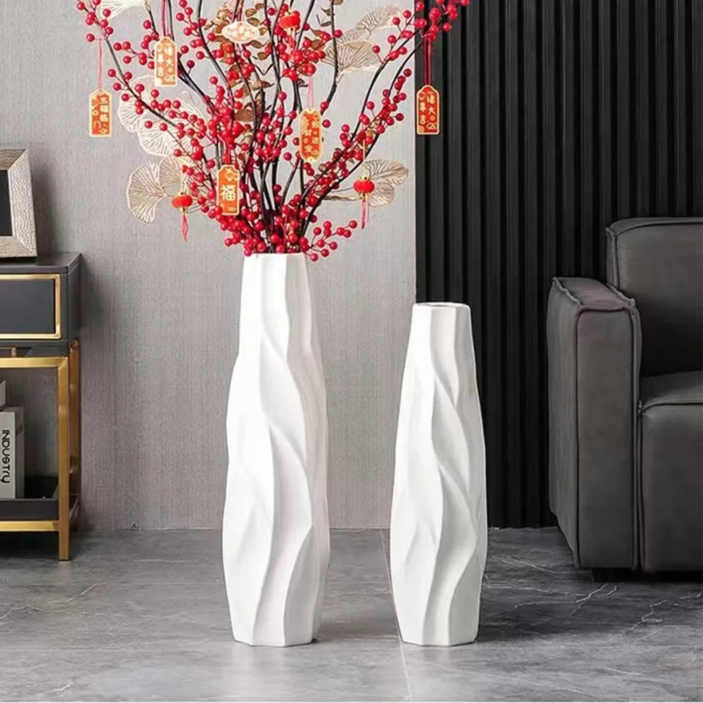 Noemi RUO WU Large Floor Ceramic Tall Vase: Elevate Your Home Decor