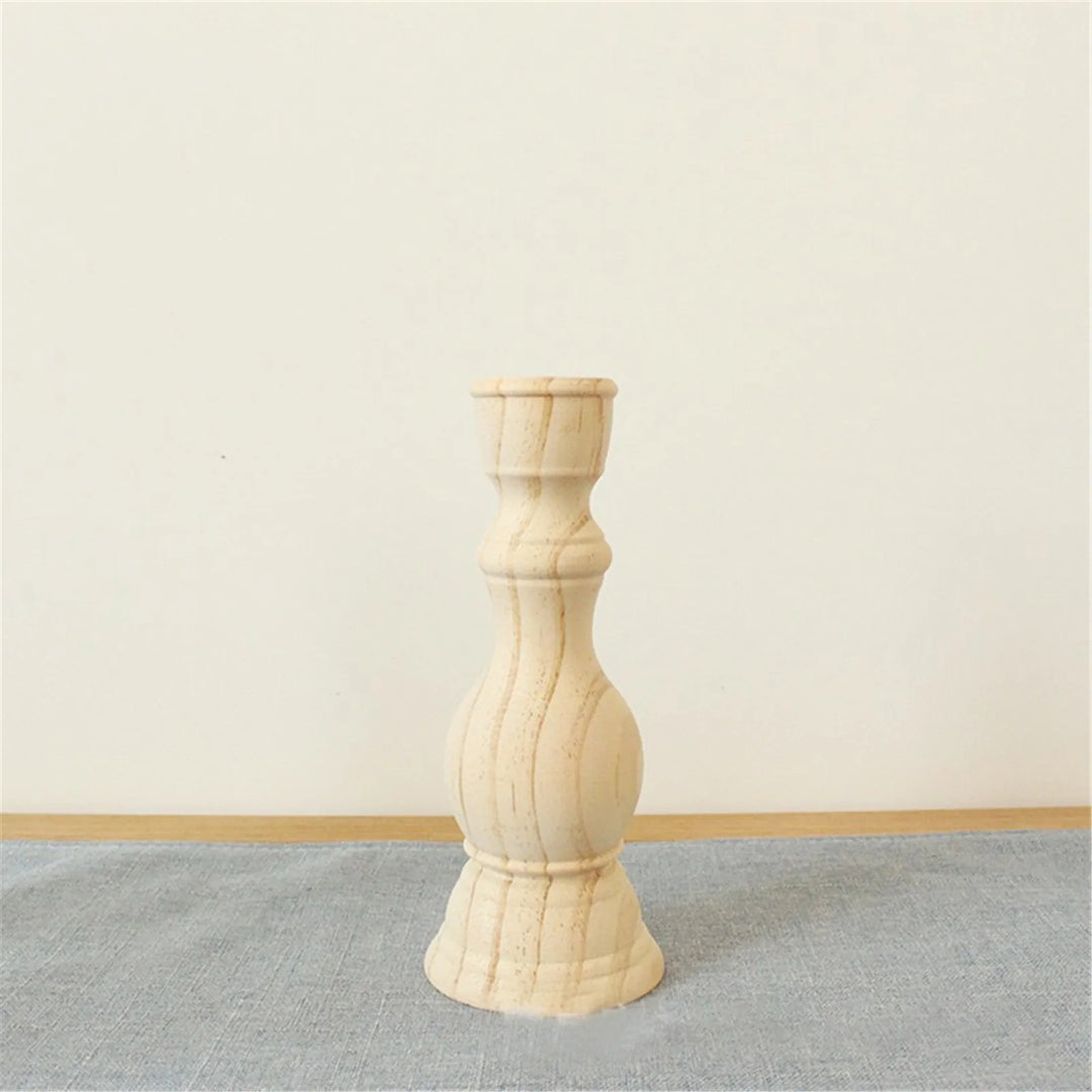 Aurora's Wooden Candle Holder Collection