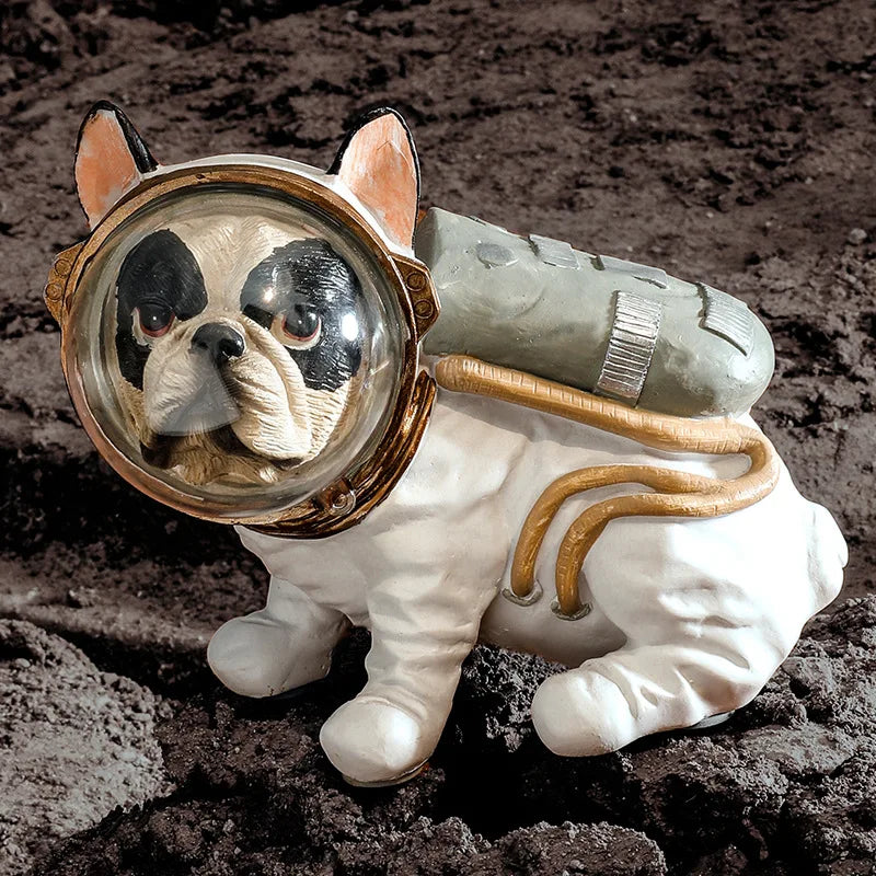 Emma's ARTLOVIN Resin Space Dog Figurines