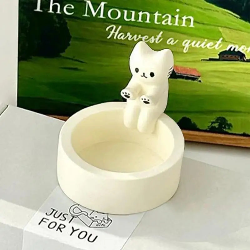 Ella's Cute Kitten Candle Holder