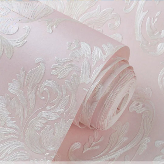 Aria's Pink 3D Floral Wallpaper: Transform Your Girl's Bedroom with Style