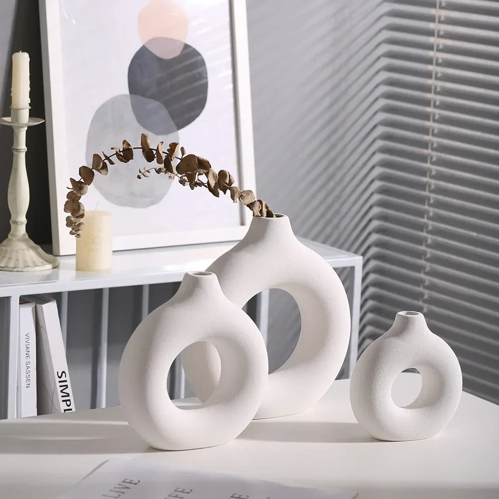 Mara Nordic Style Ceramic Flower Vase