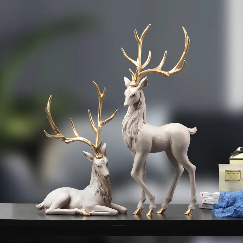 Grace High End Deer Statue: Elevate Your Home Decor