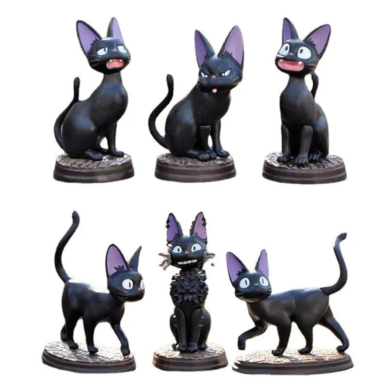 Ellie Adorable Funny Cat Miniature Figurines for Charming Decor