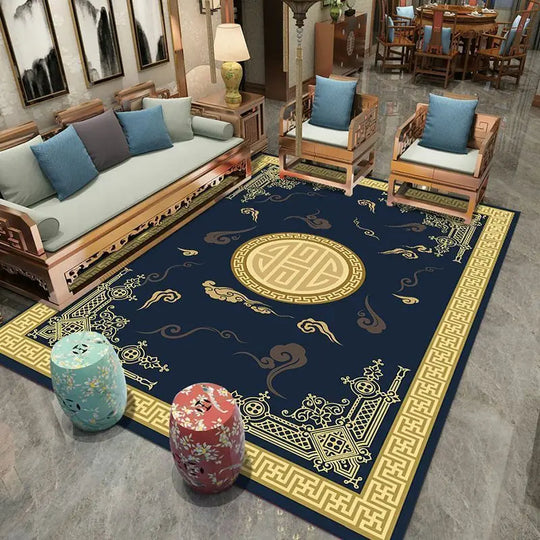 Modern Simple Flower Pattern Carpet Living Room Rug Bedroom Home Decoration Bathroom Mat Kitchen Floor Mats Household Earth Mat