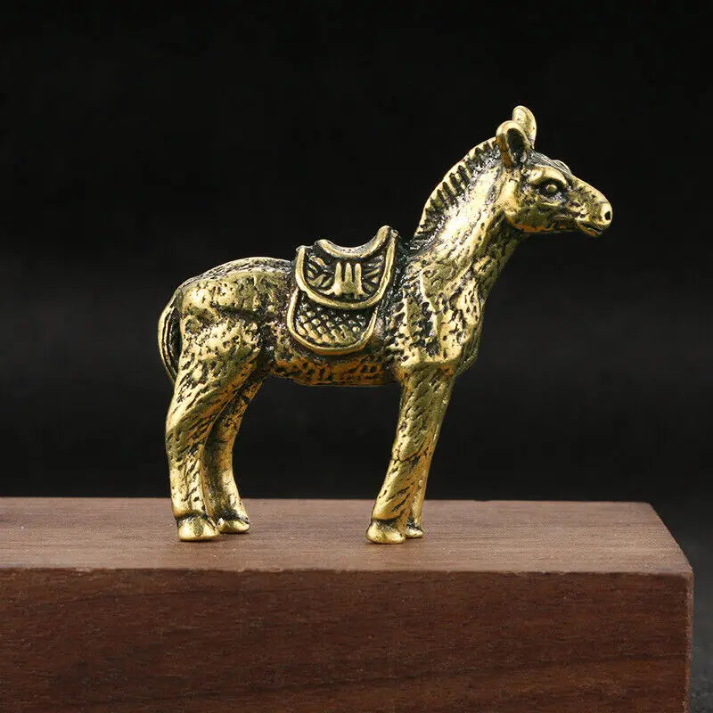 Hannah's Solid Brass Donkey Figurine