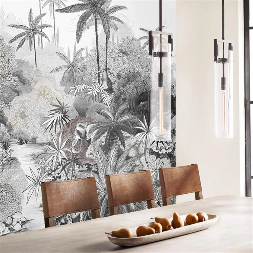 Lily's Custom Nordic Southeast Asian American Landscape Wallpaper