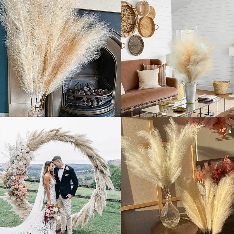 Gwendolyn 100cm Artificial Pampas Grass Tall Fluffy Reed Fake Flowers