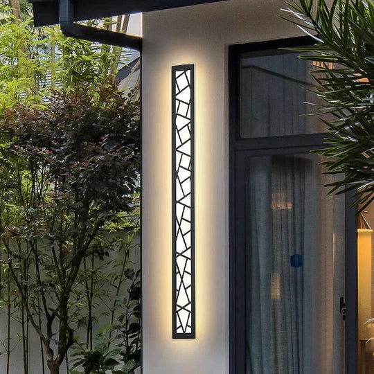 Waterdichte Outdoor Wandlamp Led Tall Wandlamp IP65 Aluminium Licht Tuin Villa Veranda Blaker Licht 110V 220V