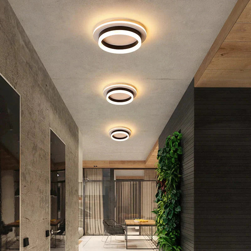 Adelyn- Modern Surface Mounted Square/Round LED Ceiling Lights For Hallway Porch