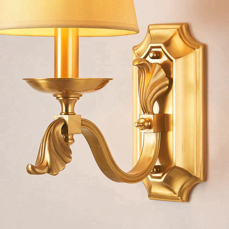 All Copper Wall Lamp Creative Personality Living Room Bedroom Bedside Corridor Lamps