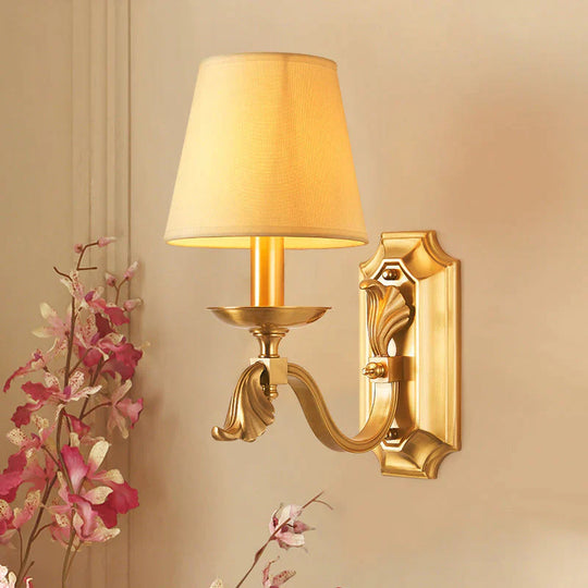 All Copper Wall Lamp Creative Personality Living Room Bedroom Bedside Corridor Lamps