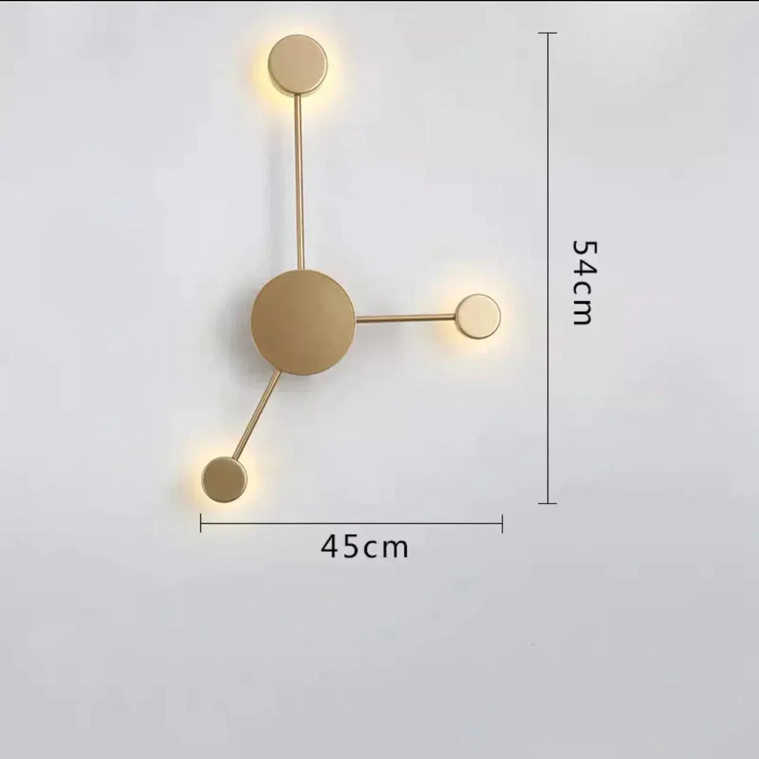 Alora | Modern Sputnik LED Wall Light