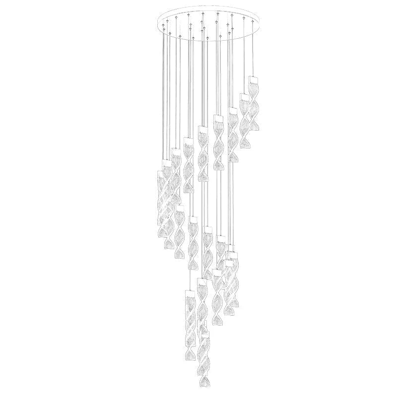 Alura - Designer Spiral Chandelier