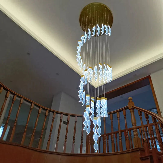 Alura - Designer Spiral Chandelier