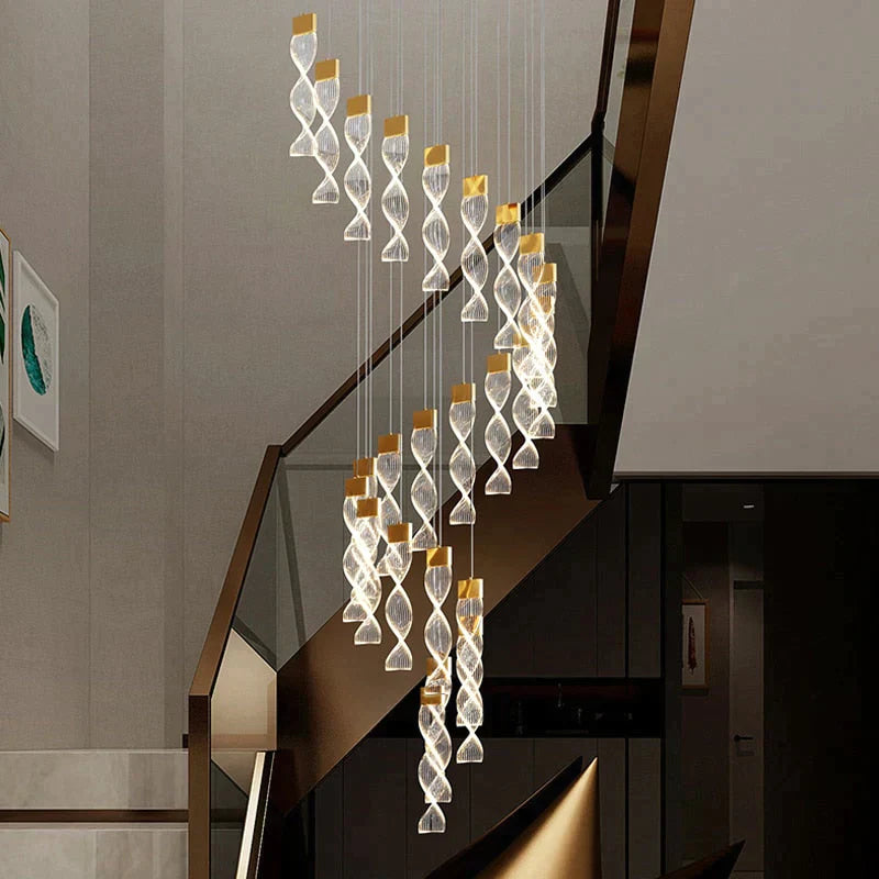 Alura - Designer Spiral Chandelier