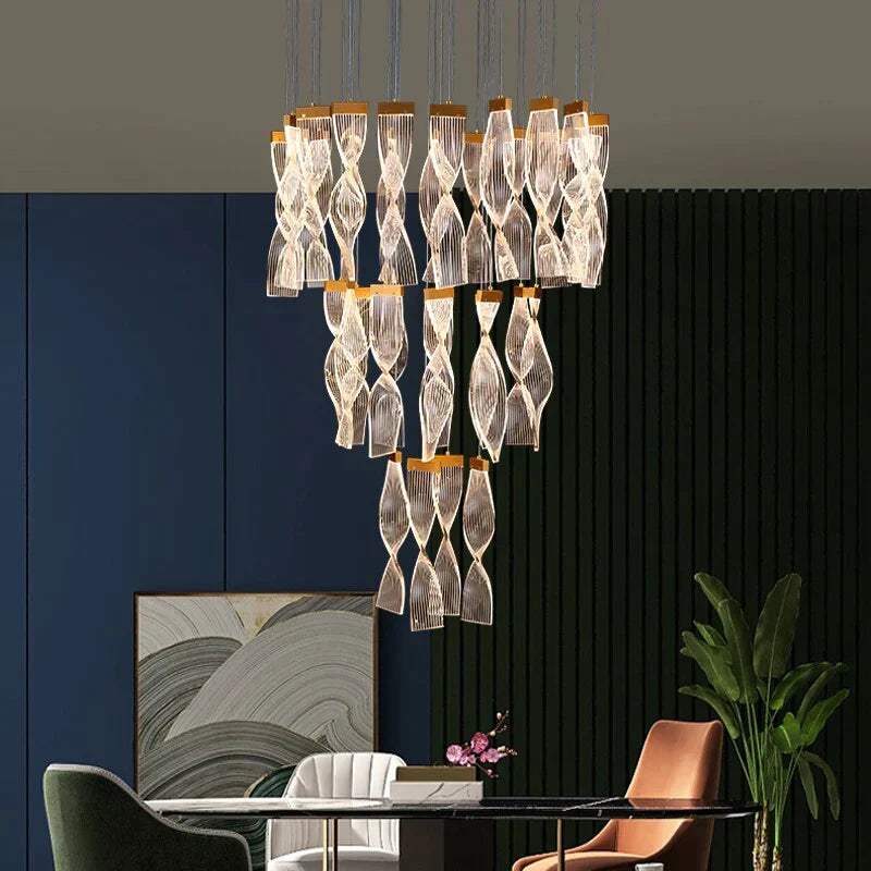 Alura - Designer Spiral Chandelier