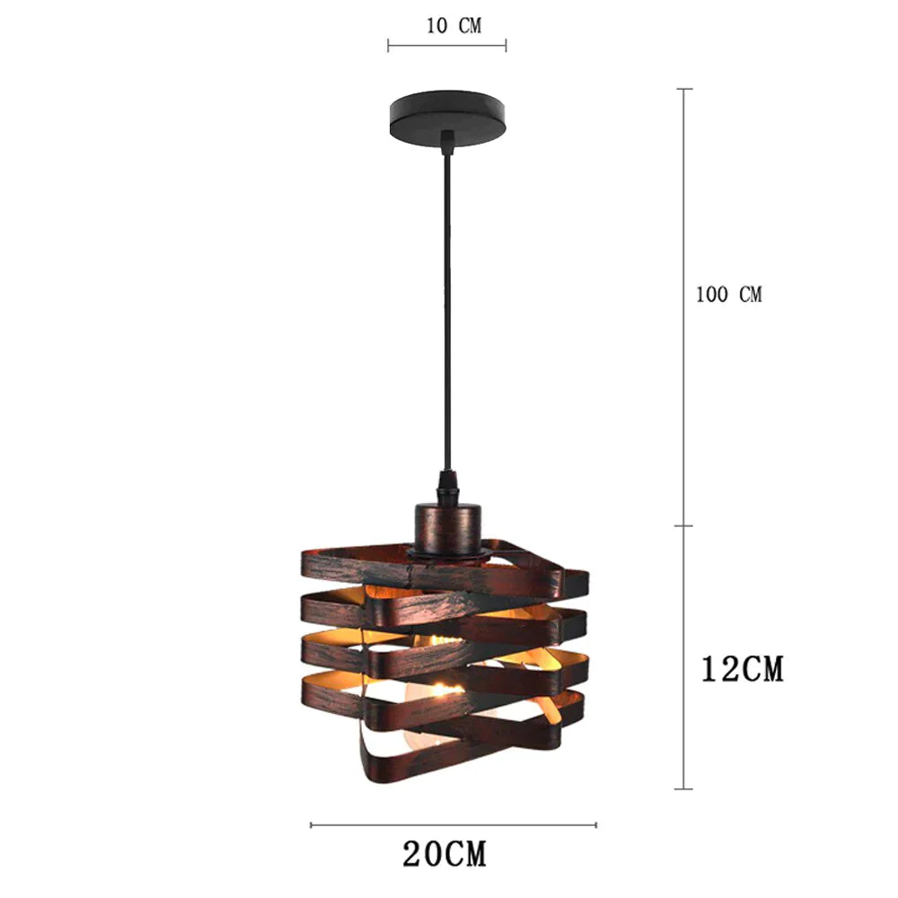 Alviro - Vintage Retro Loft Pendant Light Industrial Hanging Lamp