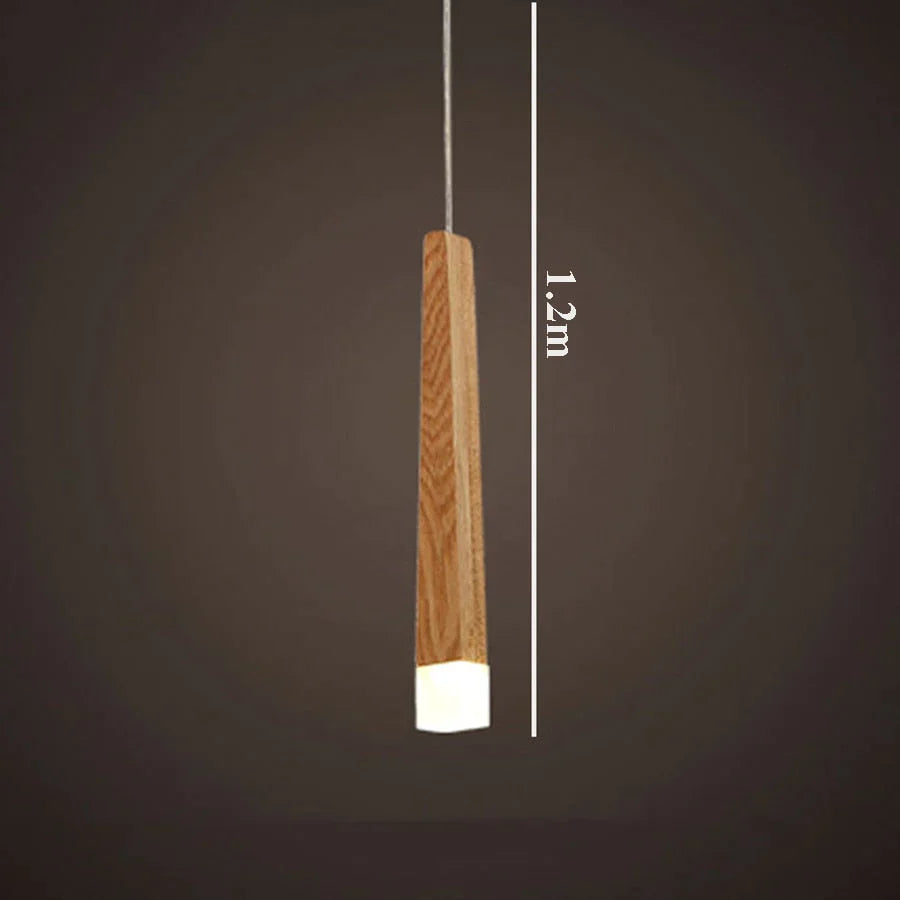 Amani - Nordic Minimalist Wood Art Pendant Lamp