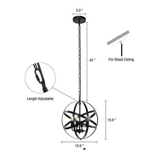 American Chandelier Industry Wind Led Lamps