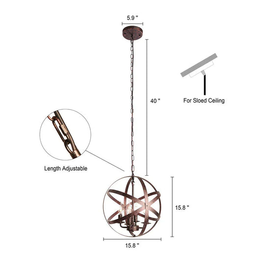 American Chandelier Industry Wind Led Lamps