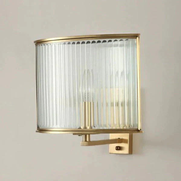 American Modern Study Bedroom Restaurant All-copper Wall Lamp