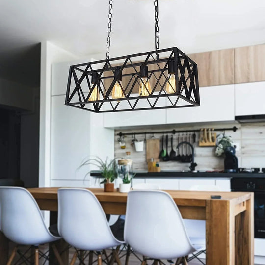 American Retro Iron Chandelier