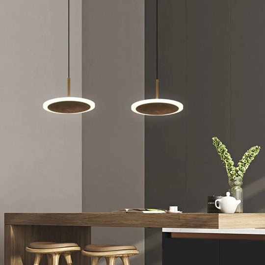 Araceli - Solid Walnut Pendant Light