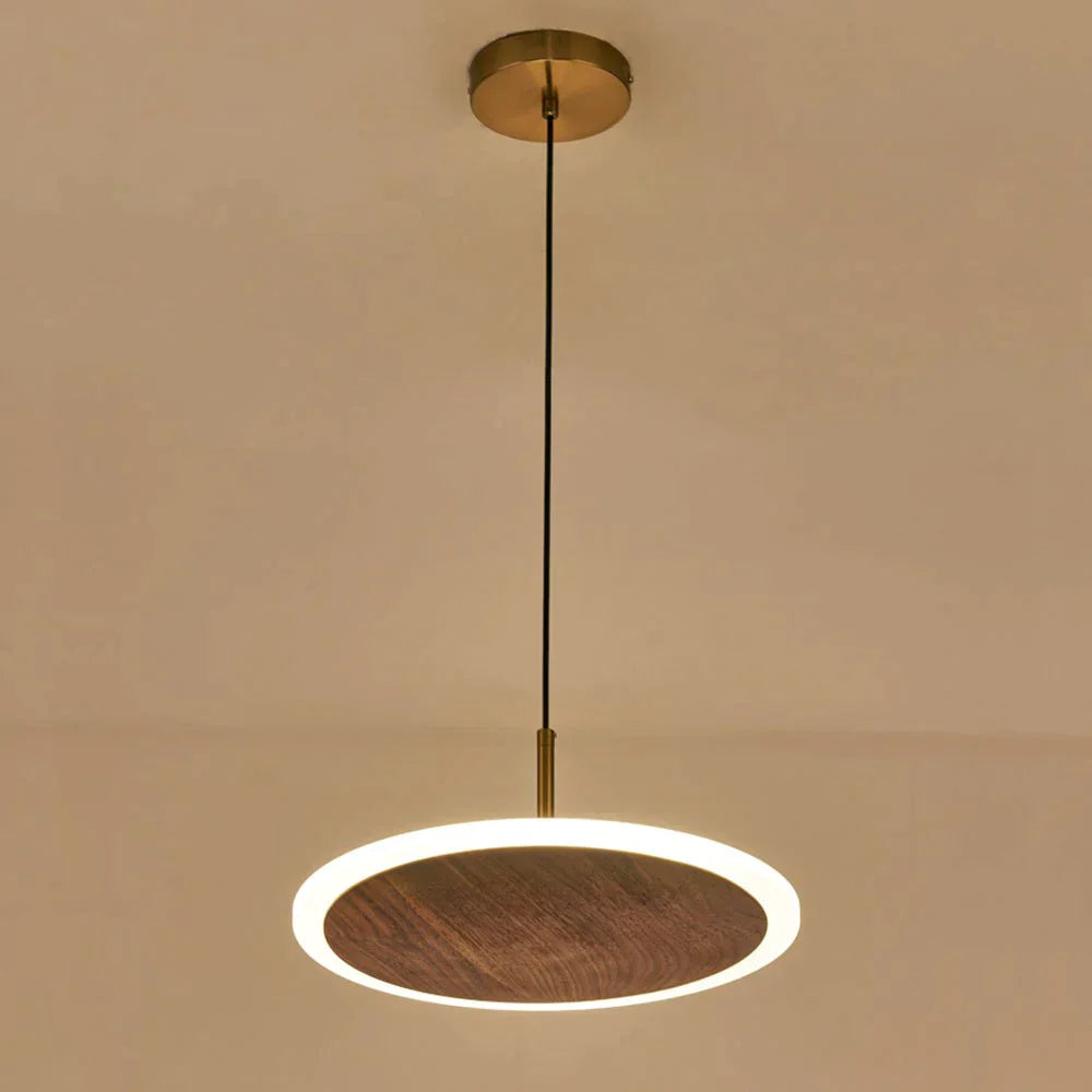 Araceli - Solid Walnut Pendant Light