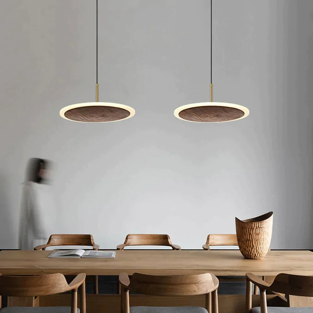 Araceli - Solid Walnut Pendant Light