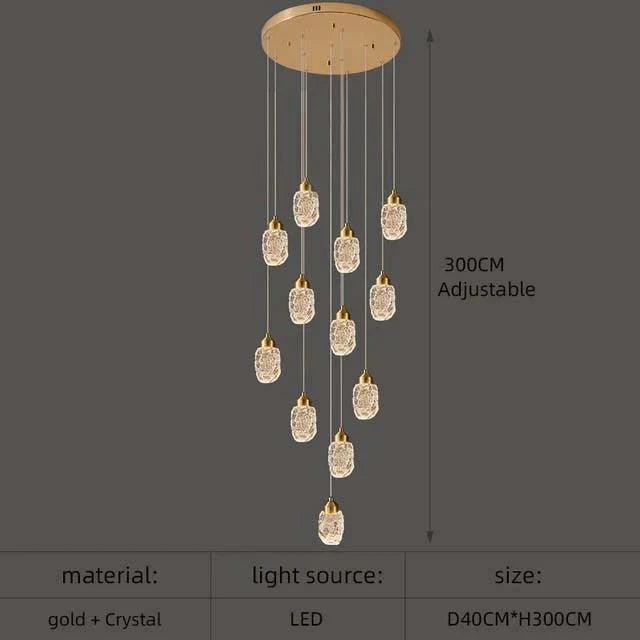 Astrea - Modern LED Crystal Chandelier