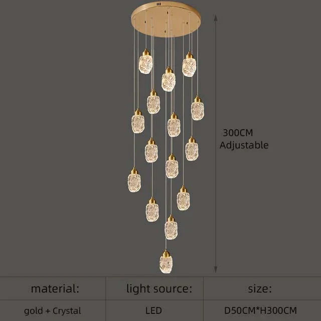 Astrea - Modern LED Crystal Chandelier