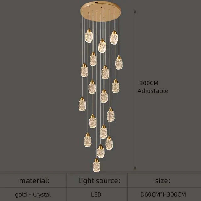 Astrea - Modern LED Crystal Chandelier