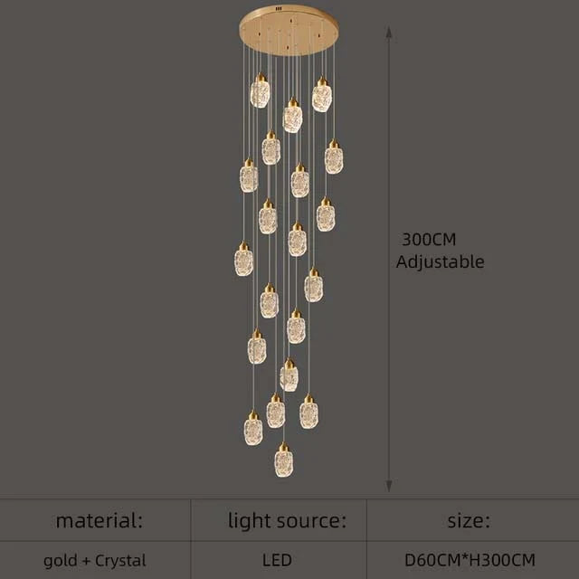 Astrea - Modern Led Crystal Chandelier