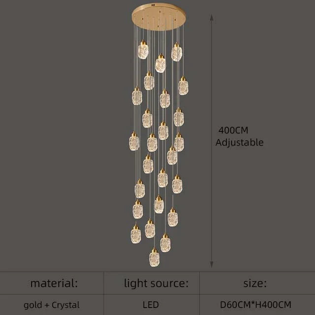 Astrea - Modern Led Crystal Chandelier