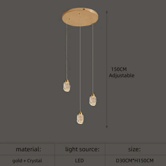 Astrea - Modern LED Crystal Chandelier