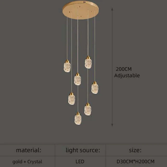 Astrea - Modern LED Crystal Chandelier