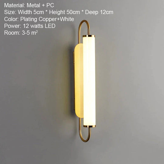 Asya - Modern Minimalist Design LED Wall Lamp