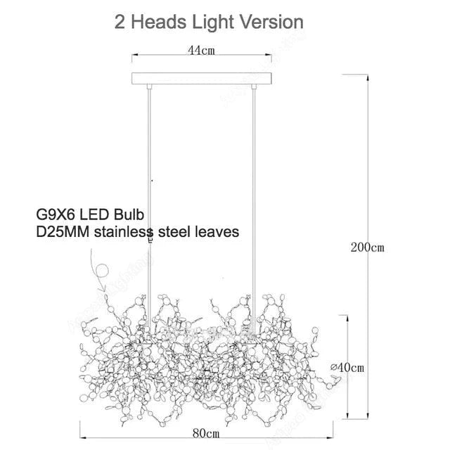 Athena - Lustre de luxe de style art déco