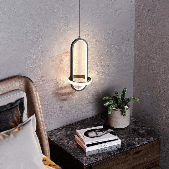 Bedside Chandelier Modern Simple Long-line Atmosphere Lamp