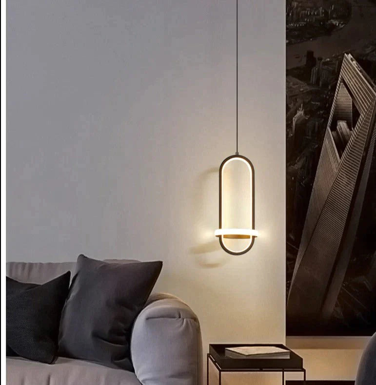 Bedside Chandelier Modern Simple Long-line Atmosphere Lamp