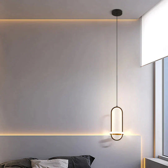 Bedside Chandelier Modern Simple Long-line Atmosphere Lamp