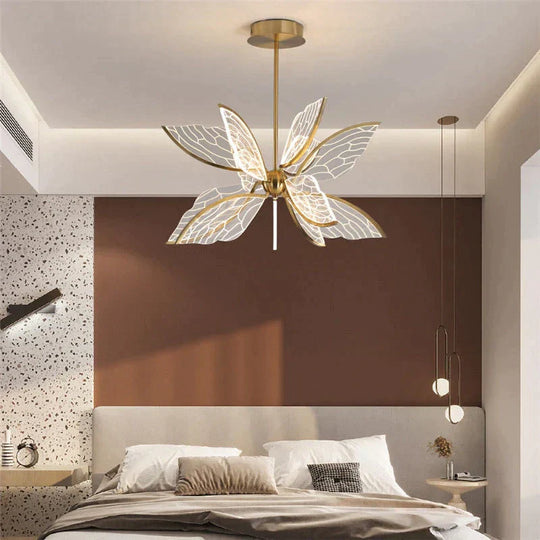 Butterfly LED Pendant Lamp for Living Dining Room Restaurant Home Decoration