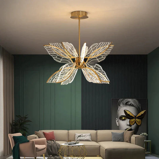 Butterfly LED Pendant Lamp for Living Dining Room Restaurant Home Decoration