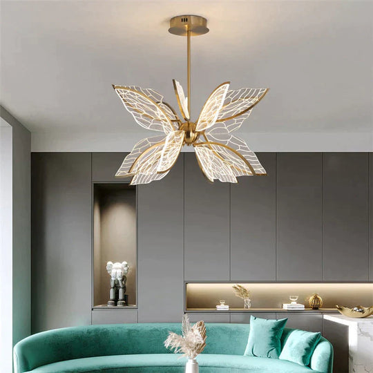 Butterfly LED Pendant Lamp for Living Dining Room Restaurant Home Decoration