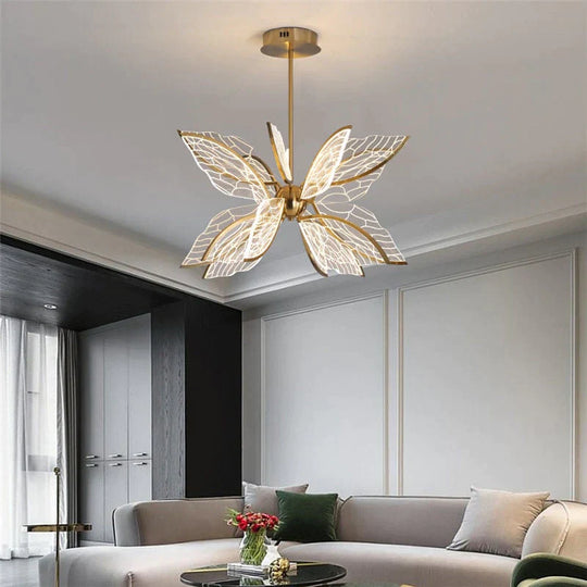 Butterfly LED Pendant Lamp for Living Dining Room Restaurant Home Decoration