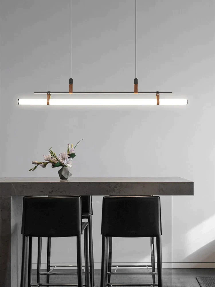 Casia V - Modern Linear LED Bar Pendant Lamp For Dinning Room Kitchen Office Space